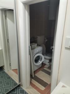 Kúpeľňa v ubytovaní Stan na Dan Obrenovac
