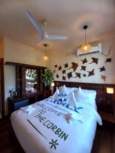 Voodi või voodid majutusasutuse The Corbin Guest House toas