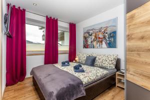 Posteľ alebo postele v izbe v ubytovaní Ferienwohnung Katharina