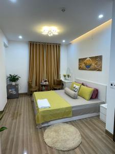 Posezení v ubytování Nhà Nghỉ Huyền Anh