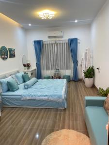 Posezení v ubytování Nhà Nghỉ Huyền Anh