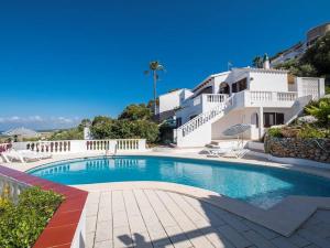 The swimming pool at or close to Great Son Bou Villa Casa Lucia 3 Bedroom Family Villa Large Spacious Pool Area Sea Views