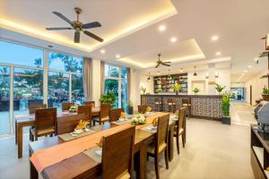 Posezení v ubytování Tam Thanh Beach Resort & Spa