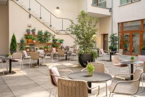 Posezení v ubytování INNSiDE by Meliá Leipzig