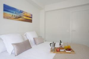 Postel nebo postele na pokoji v ubytování SingularStays Cullera V + 17 fotografií