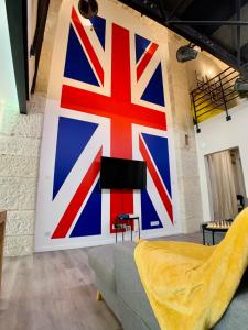 O zonă de relaxare la LOFT Gare Cité Gastronomique Dijon