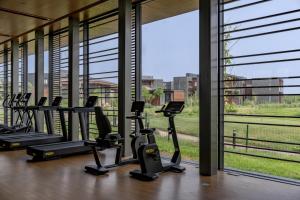 Fitness centrum a/nebo fitness zařízení v ubytování MYSA Zinc Journey by The Fern, A Glade One Golf Resort, Nani Devati, Gujarat