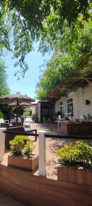 Zahrada ubytování Hotel & Restaurant Figueres Parc + 37 fotografií