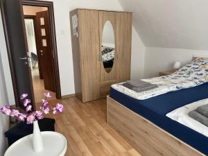 Postel nebo postele na pokoji v ubytování Ferienwohnung Andreea