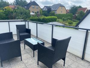 Balkón nebo terasa v ubytování Ferienwohnung Andreea