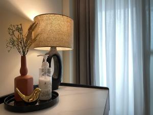 Postel nebo postele na pokoji v ubytování 月月寓室 Luna INN 民宿