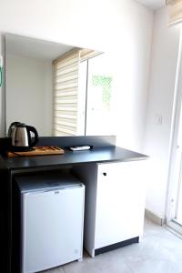 Η κουζίνα ή μικρή κουζίνα στο Lofts Alanya Luna Hotel