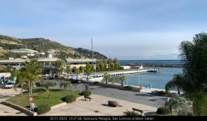 a view of a city with a body of water at Luxury Apartment San Lorenzo al Mare in San Lorenzo al Mare