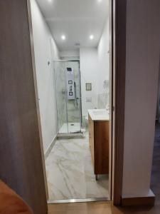 Koupelna v ubytování LE CAMERE DI VIA MECCIO