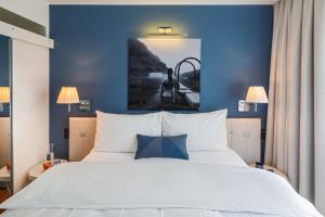 Voodi või voodid majutusasutuse Hotel Seehof toas
