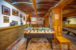 Biliár nebo kulečník v ubytování Wellness Hotel Kager Harkány
