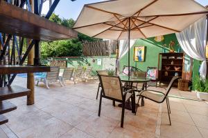 Patio nebo venkovní prostory v ubytování Pousada Pé na Estrada