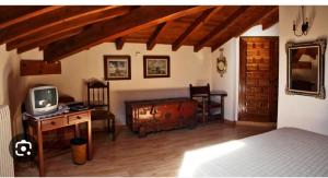 TV a/nebo společenská místnost v ubytování Hotel la posada de Numancia