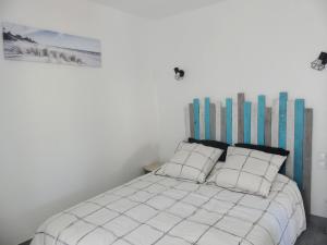 Postel nebo postele na pokoji v ubytování Les 3 chênes