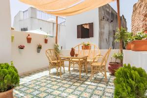 Balkón nebo terasa v ubytování Casa al Captane au Medina Tanger + 5 fotografií