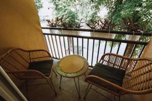 A balcony or terrace at Apartman K29