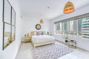 Fotografie z fotogalerie ubytování 2 Beds Boho Design w Marina view In Marina Quays v Dubaji + 6 fotografií