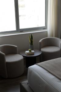 Posezení v ubytování Athens Design Suites