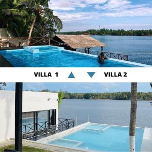 Swimmingpoolen hos eller tæt på Villa Assinie Bord de Lagune