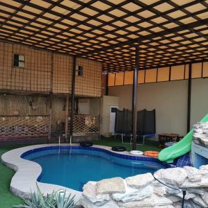 The swimming pool at or close to chalet IN