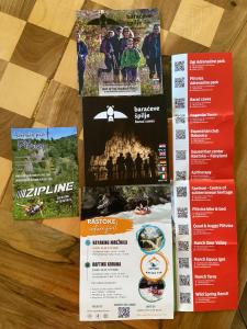 un folleto para un viaje a la isla en Villa Stone, en Rakovica