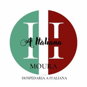 モウラにあるHospedaria A Italianaのモロッコの休日のロゴ