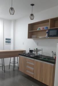 Kuchyň nebo kuchyňský kout v ubytování Salinas Atalaia -Flats Vale Di Serena