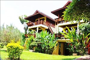 Zahrada ubytování Pai Vimaan Resort