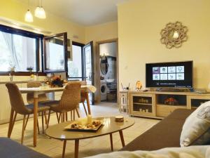 TV a/nebo společenská místnost v ubytování Meraki apartment