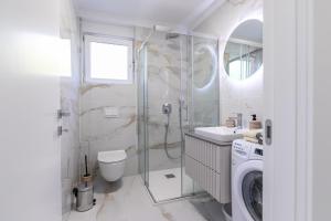 Koupelna v ubytování Apartman Suzi