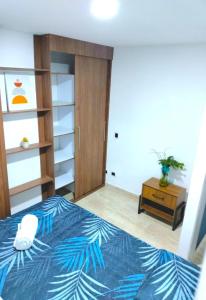 Cama ou camas em um quarto em Apartamento Flexitels 1002