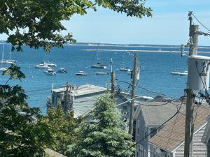 a view of a harbor with boats in the water at Gifford House in Provincetown
