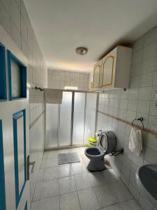 a bathroom with a toilet and a sink at Otto Home Sea View Private Apartment in Sogut village Marmaris in Sogut