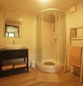 Phòng tắm tại Apartman Srna - Gorski kotar