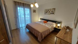 Postel nebo postele na pokoji v ubytování Apartment close to Krk town centre