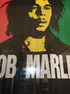 a poster for the movie of marilyn monroe at Bob Marley Hotel Luxor in Luxor