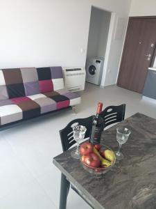 Χώρος καθιστικού στο Alchania komi luxury apartment +1 φωτογραφίες