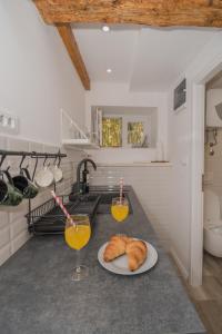 Kuchyň nebo kuchyňský kout v ubytování DeCoR Kut