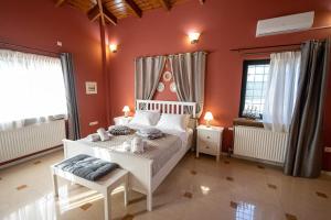 Postel nebo postele na pokoji v ubytování REALE - Art Luxury Villa