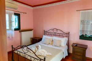 Postel nebo postele na pokoji v ubytování REALE - Art Luxury Villa