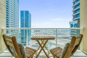 Balkon ili terasa u objektu Upscale studio at JLT near metro