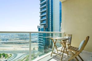 Balkon ili terasa u objektu Upscale studio at JLT near metro