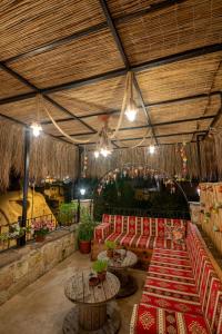 Posezení v ubytování Shiraz Cave Cappadocia