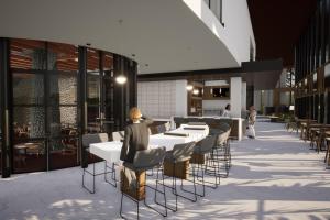 Restoran atau tempat lain untuk makan di Courtyard by Marriott Tuxpan Veracruz