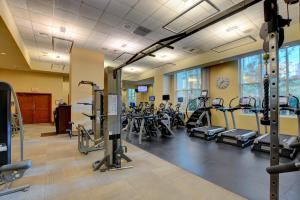 Fitness centrum a/nebo fitness zařízení v ubytování MSG Sphere view at MGM Signature STUDIO DELUXE